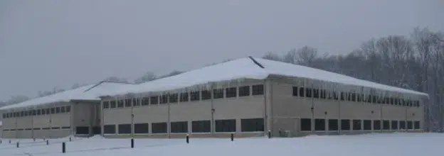 Ice damming