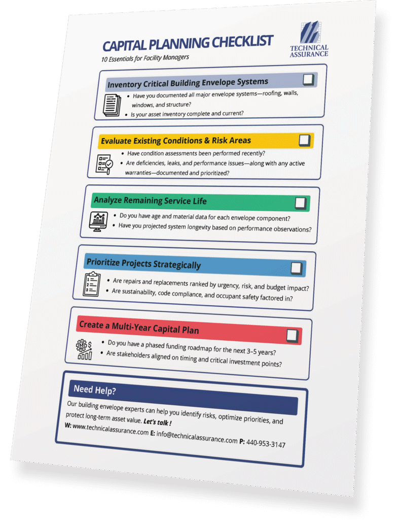 Capital Planning Checklist